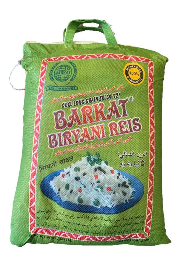 BARKAT Biryani Rice Green 4x5Kg