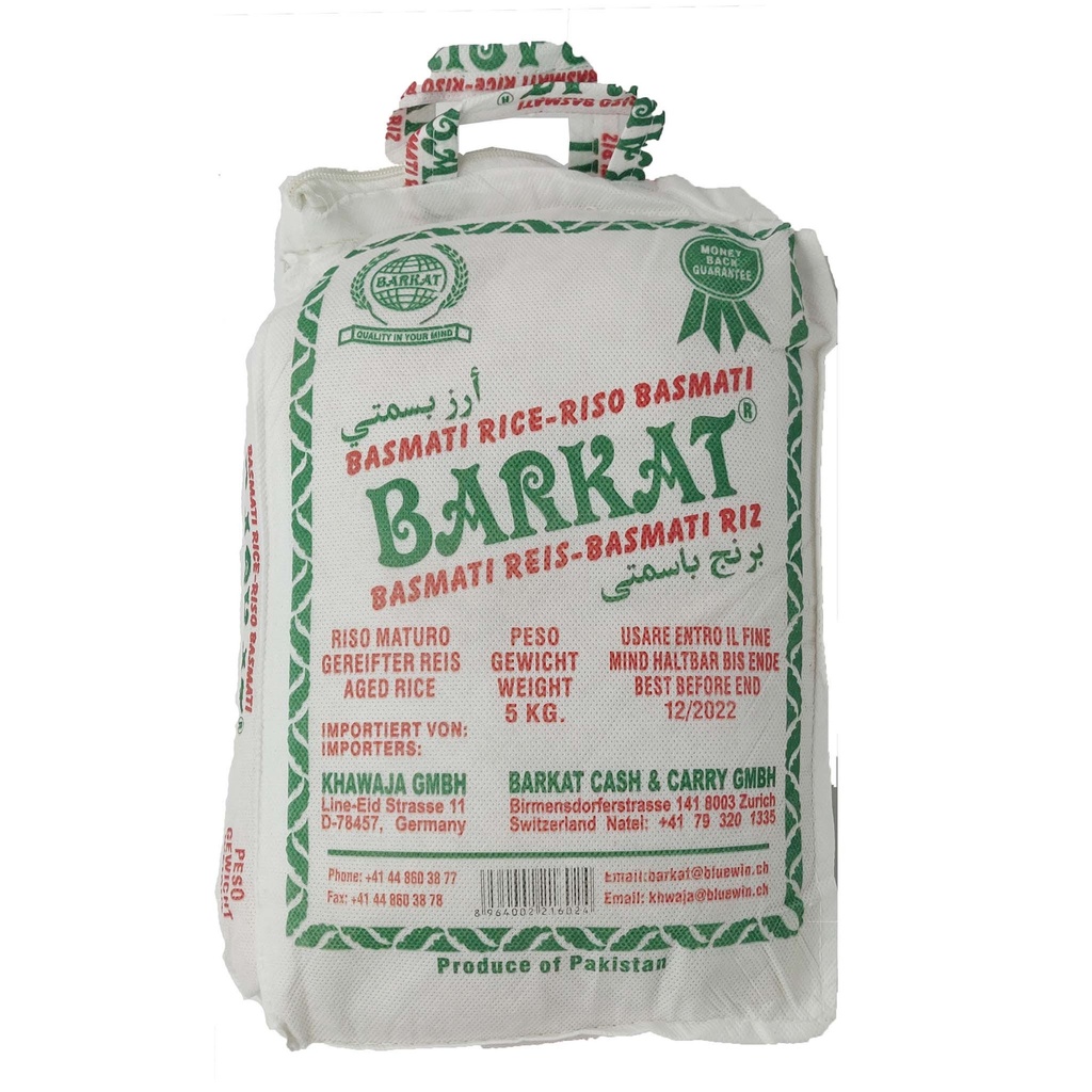 BARKAT Basmati Reis ( Rice ) 2x10kg