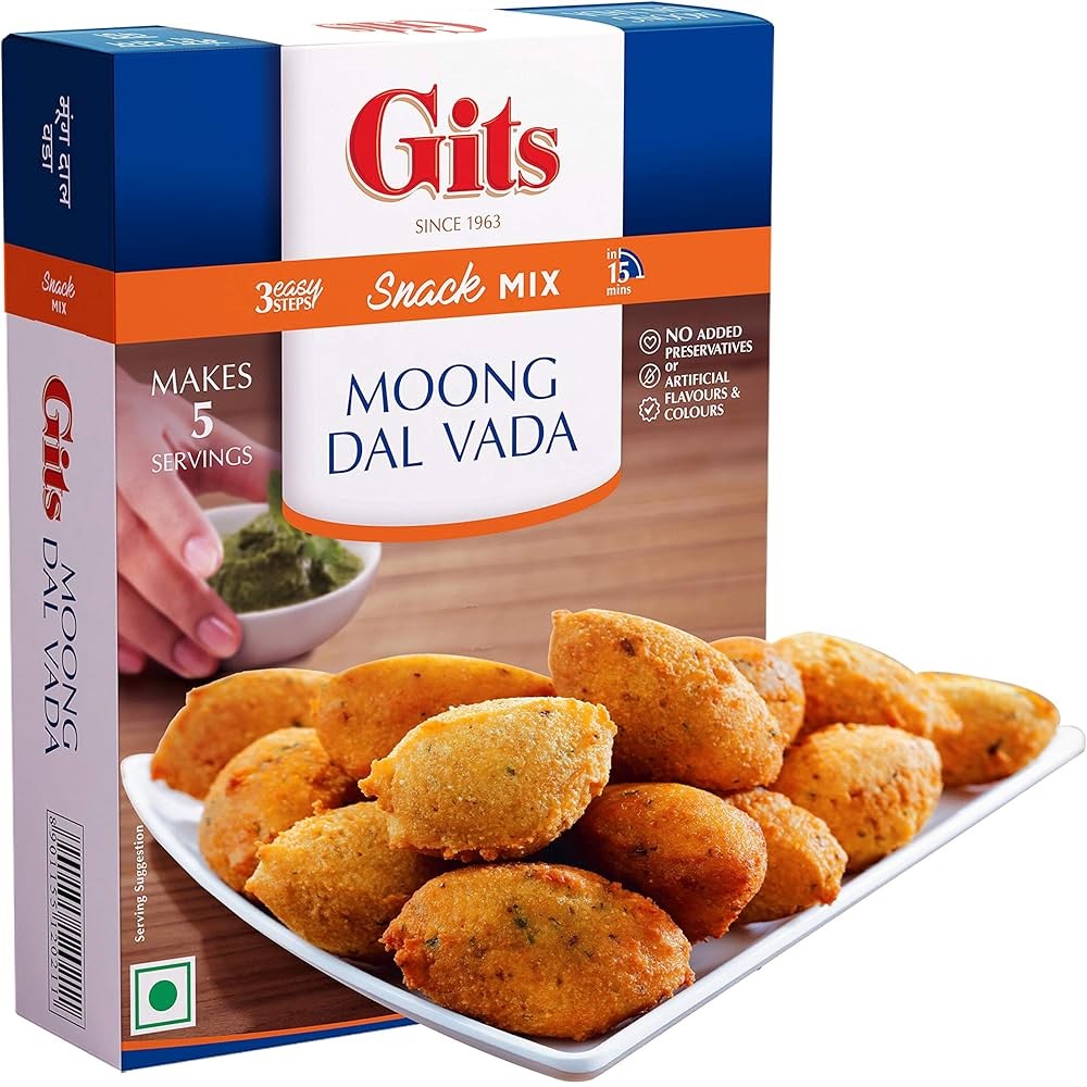 GITS Moong Dal Vada 10x200g