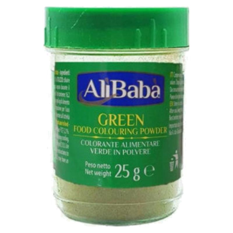 Ali Baba Food Colour Green 12X25g