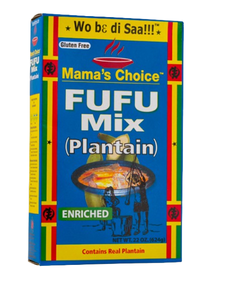 Mama Choice Fufu Mix Plantain Gluten Free 12x624g