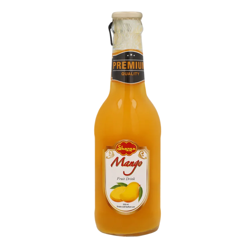 Shezan Mango juice Drink Glass Bottle 24x250ml