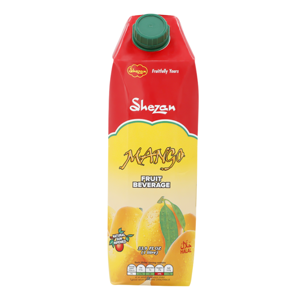 Shezan Mango Juice Drink Tetra Pack 12x1Ltr