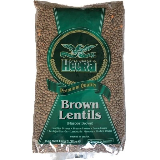 HEERA Brown Lentils 10x1kg