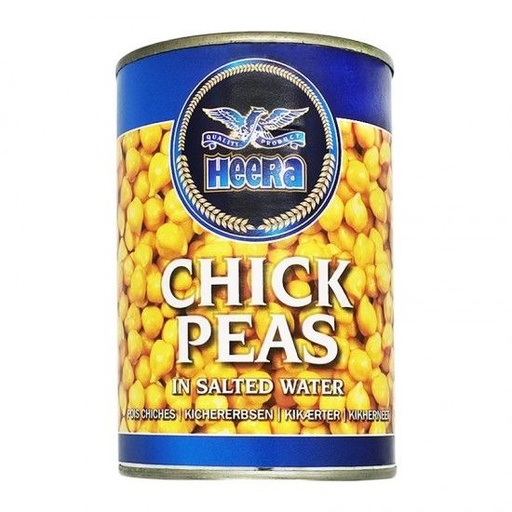 HEERA Chick Peas boiled tin 12x400g