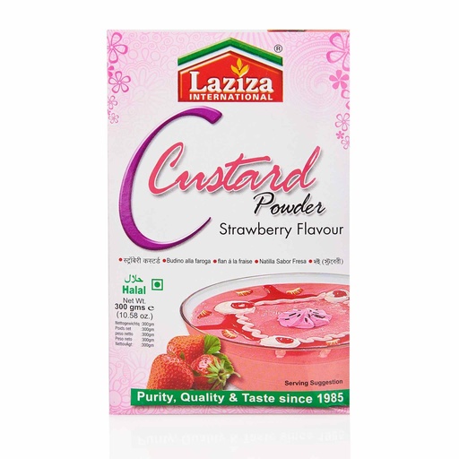 Laziza Strawberry Custard 6x300g