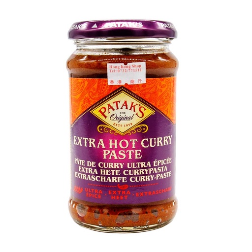 Patak's Curry Hot Paste 6x283g