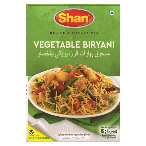 Shan Vegetable Biryani 12x45g