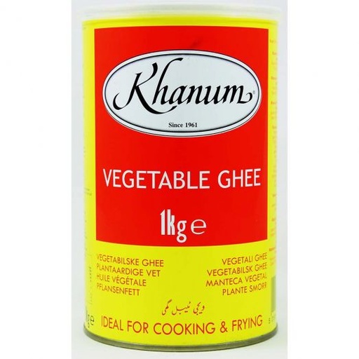 Khanum Vegetable Ghee 12x1kg