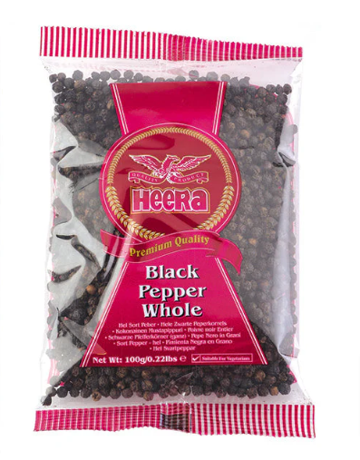 HEERA Black Pepper Whole 20x100g