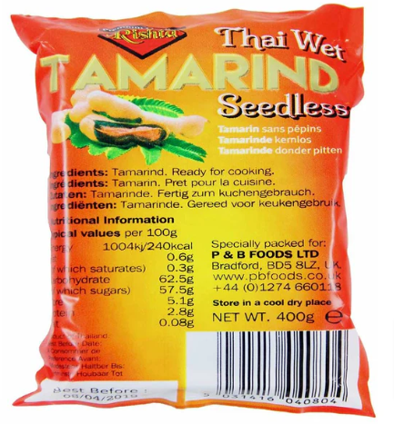 Rishta Wet Tamarind (Seedless)  50x400g