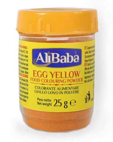 Ali Baba Food Colour Yellow 12X25g 
