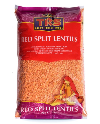Ali Baba Red Split Lentils 6x2kg