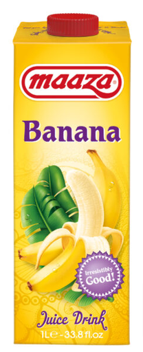 Maaza Banana Juice Drink 12x1Litre
