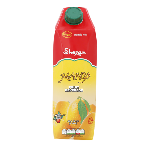 Shezan Mango Juice Drink Tetra Pack 12x1Ltr