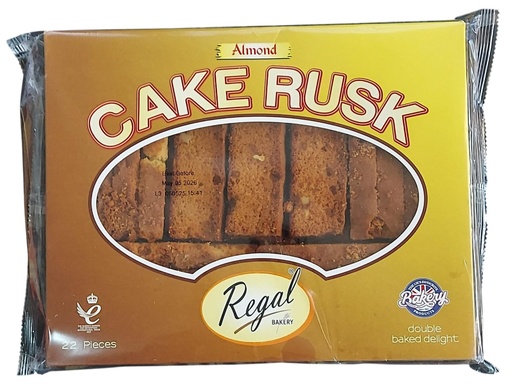 Regal Almond Cake Rusk 11x22pcs 