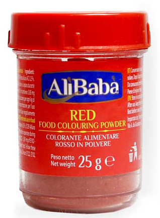 Ali baba Food Colour Red 12x25g